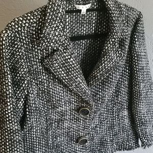 CAbi Salt and Pepper Blazer Style #686 Sz:Large